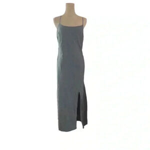 ASOS Slate Gray Spaghetti Strap Maxi Dress